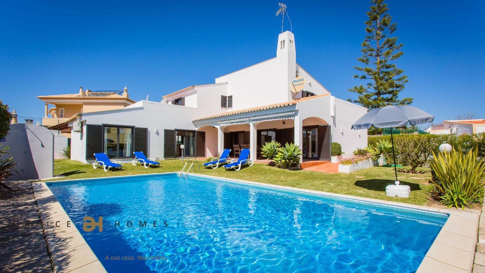 Greice Homes-650 Meters From The Beach, 4 Bedrooms Villa For Holidays In Vilamoura-Куартейра Екстериор снимка